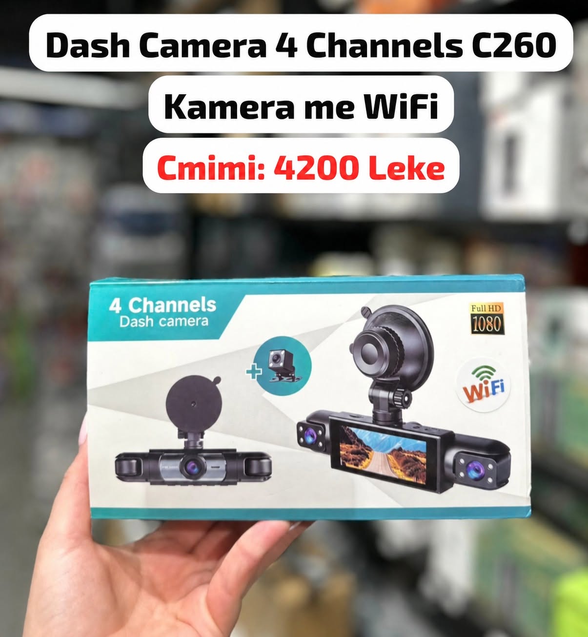 Dash Cam per makine.me 4 kamera