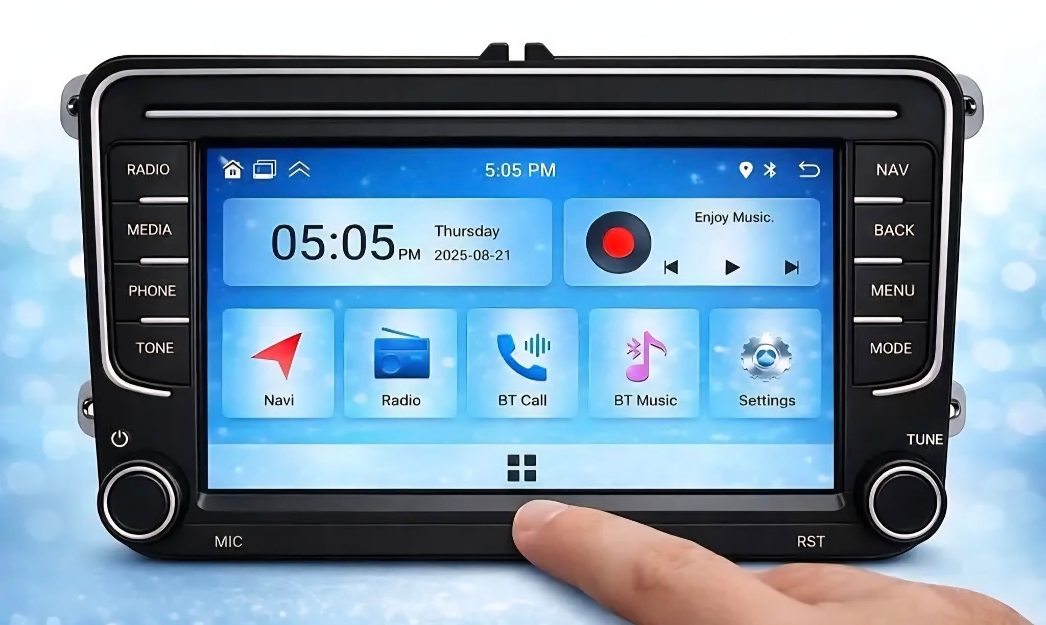 Kasetofon Android për VW Golf 5 / Golf 6