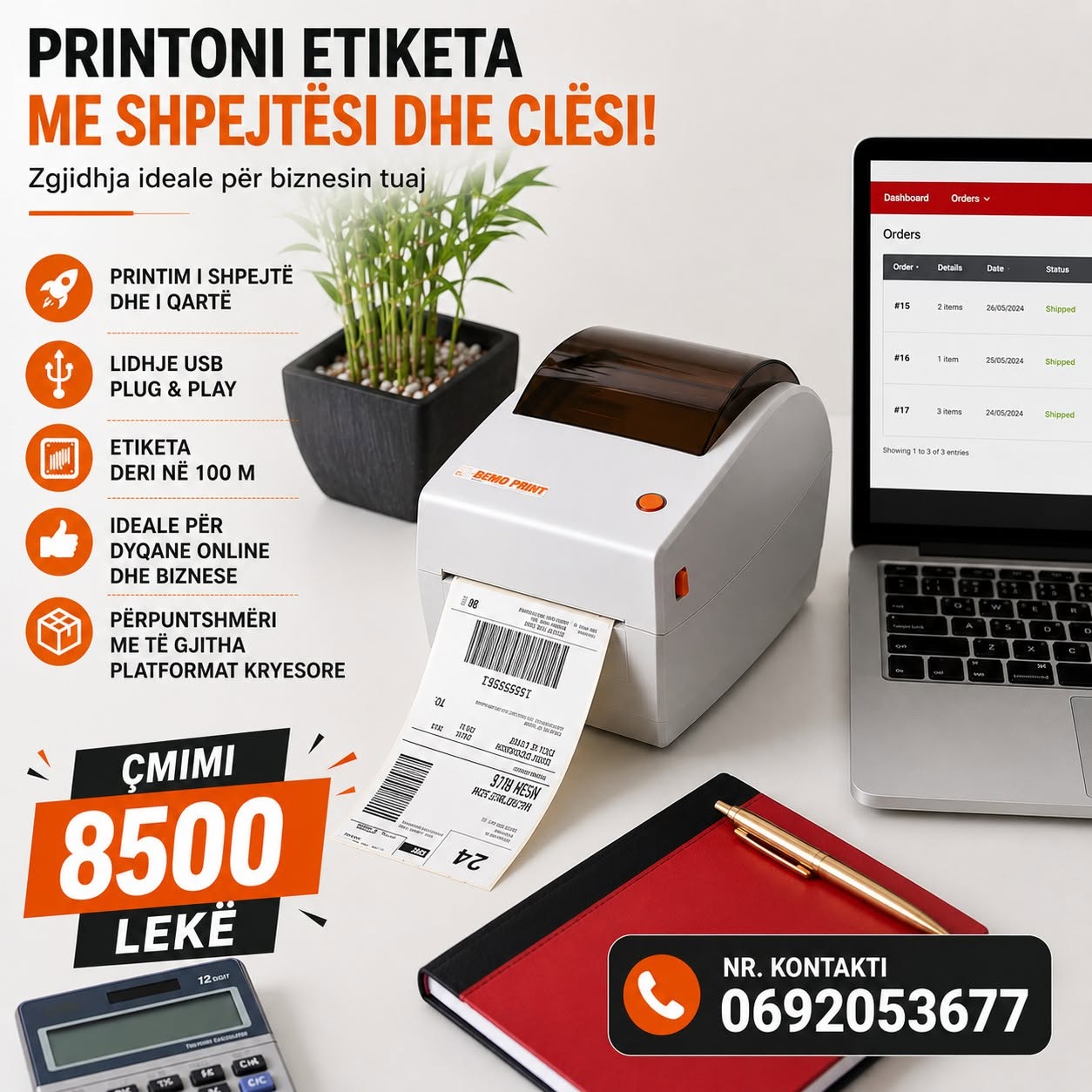 PRINTER ETIKETASH
